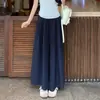 Calças Culotte de Linho Branco para Mulheres, Verão Finas de Cintura Alta Emagrecedoras de Perna Reta Casuais com Caimento Relaxado, Adequadas para Figuras Baixas, Feitas de Seda de Gelo Calças de Perna Larga
