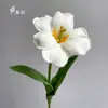 Flores Artificiales Tulipán Tipo Pu Tacto, Accesorios Fotografía Floral de Boda, Venta al por Mayor Transfronteriza Decoración del Hogar