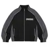 Chaqueta de Fábrica Original con Cuello Alto y Bloques de Color para Hombre Chaqueta Funcional con Múltiples Bolsillos para Hombre Chaqueta de Trabajo de Marca Moderna con Bloques de Color para Hombre