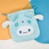 Bolsa de felpa estilo japonés linda para monedas con cordón bolsa portátil para guardar toallas sanitarias accesorio JK bolso cruzado pequeño simple