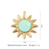 Joias Transfronteiriças Mais Vendidas Colar com Pingente de Sol Acessórios Aço Inoxidável Feito à Mão DIY Pulseira Colar Brinco Acessórios para Mulheres
