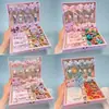 Set de Caja de Regalo de Joyería para Niños Accesorios para el Cabello Tiara de Princesa Pasador para Niña Cuerda para el Cabello de Bebé Regalo para el Día del Niño de Niña