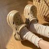 Nuevas Pantuflas de Verano 2024 para Uso Doméstico de Mujer Celebridades de Internet Suela Gruesa Pareja Sandalias EVA y Pantuflas para Uso Exterior Venta al por Mayor