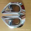 14 Grand Cherokee cubierta de faro antiniebla delantero marco de faro antiniebla modificación adecuada para jeep jeep marco de faro antiniebla exterior cromado Y