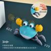 Juguetes luminosos de sonido y luz eléctricos transfronterizos cangrejo de inducción automática cangrejo rastrero recargable juguetes educativos para niños