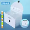 Bolsa de acordeón arcoíris A4 de gran capacidad con 13/25 compartimentos, seleccionada cuidadosamente, bolsa de almacenamiento de documentos portátil impermeable de PP