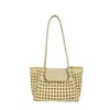 Bolso de Hombro Cruzado con Patrón Tejido de Nicho para Mujer 2026 Nuevo Verano Moda de Alta Gama Tendencia Bolso Tipo Cesta de un Solo Hombro