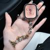 Correa de repuesto para Apple Watch, estilo Chanel, estilo estrella, estilo Ins, para mujer
