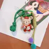 Hd10131A12 Tecido Estilo Floresta Moda Coreana Boneco Temático de Natal Pingente de Chaveiro de Carro Decoração de Bolsa Corrente de Telefone