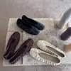 Lamode Clássico2026 Novo Estilo Outono Sapatos Femininos Planos de Solado Macio Plissados, Sapatos Rasos Versáteis para o Trabalho