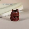 Nova Sandália de Sândalo Esculpida Raposa Fofa Fengjiu Corrente para Celular Pingente DIY Acessórios Corrente de Suéter Pingente de Chaveiro