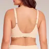 Lencería de Amazon Europa y América transfronteriza más vendida para busto grande, diseño moderno ondulado, talla grande, push-up y sujetador anti-caída para mujer