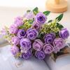Flores Artificiales, Ramos de Flores Artificiales, Rosas, Flores Artificiales para Bodas, Flores Hechas a Mano, Flores Artificiales para Decoración de Escenarios, Adornos de Flores Artificiales