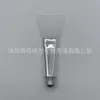 Brocha de Silicona para Mascarilla de Doble Extremo, Suave y Cómoda, Bola Rodante para Masaje de Ojos, Brocha de Maquillaje Multifuncional, Brocha para Mascarilla de Barro Tipo Espátula