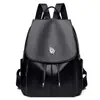 Mochila Impermeable de PU Estilo Nuevo 2026 Gran Capacidad Moda Sencilla para Mujer Bolso Escolar de Viaje Versátil Bolso Escolar para Estudiante