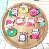 Broche de acrílico Patch Atacado Bonito Acessórios para roupas Pin Fivela personalizada Pin Véspera de Natal Emblema de Natal