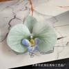 Filme de simulação Phalaenopsis Flower Head Simulation Flower Bag Acessórios Headwear Hairpin Flower DIY Handmade Wedding Ceremony Decoration
