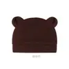 Gorro Fetal Delgado de Primavera y Otoño para Bebé Gorro Fetal para Recién Nacido Gorro de Oreja de una Sola Capa Gorro de Color Sólido para Bebé 0-6 Meses