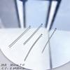 Aço titânio não desbotamento melão sementes lagosta fecho anel aberto otbuckle corrente estendida diy mão pulseira colar acessórios material