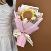 [Personalización de Pedido Pequeño] Ramo de Girasol de Navidad Tejido a Mano Producto Terminado de Lana Regalo para el Día del Maestro