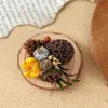 Imanes de refrigerador de canela con temática de bosque, pegatinas magnéticas de especímenes de plantas y flores secas, regalos de Navidad para hacer tú mismo, compra grupal corporativa, recuerdos de fiesta, regalos de cumpleaños
