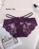 Calzones Sexys de Encaje para Mujer, Tiro Bajo, Huecos, Tirantes Delgados, Encantadores, Estilo Delgado, Entrepierna de Algodón Puro, Bragas para Mujer al por Mayor 1097