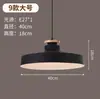 Estilo industrial retrô, único e simples, lustre decorativo preto para bar, sala de jantar, restaurante, uso comercial e restaurante de hot pot