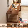 Escritorio con Patas de Madera Maciza, Escritorio para Computadora, Escritorio de Oficina, Banco de Trabajo, Habitación de Estudiante, Escritorio Rectangular para el Hogar, Escritorio de Estudio