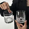 Copo Vista da Montanha Fuji Criativo Copo com Vista para Montanha Copo de Água para Casa Sentido Avançado Copo para Vinho Estrangeiro Suco Whiskey