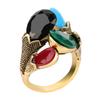 Anillo para Mujer de Resina Colorida Estilo Bohemio Nuevo de Verano Joyería de Turquía Fábrica Precio Bajo Lote Mixto