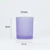 Copos Porta-Velas de Vidro, Copos para Velas Aromáticas, Atacado Personalizado Transfronteiriço Resistente a Altas Temperaturas Espessado Colorido Recipiente Aromático com Logo