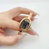 SUNLIFEX Comercio Exterior Pulsera para Mujer Reloj Moda Impermeable Cuarzo Reloj para Mujer Caracteres Romanos plateado Sentido de Lujo Antiguo