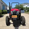 Tractor Rojo Oriental Sk504, Tractor Agrícola de Tracción en las Cuatro Ruedas de 50 Caballos de Fuerza para Siembra y Incorporación de Rastrojo a los Campos