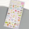 Pegatinas 3D Animales Escena en Relieve 3D Hecho a Mano Creativo DIY Pegatinas Estilo Japonés Dibujos Animados Infantiles Decoración de Alto Valor