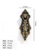 Jingmao Hardware - Manijas de puerta de armario con cajón, estilo chino, para decoración del hogar, estilo antiguo, con doble orificio, pequeñas