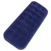 Cojín de Cama Inflable PVC Flocado Cojín de Cama Inflable Individual Doble Cama de Aire Siesta al Aire Libre Engrosado Portátil Esterilla para Dormir