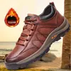 Sapatos Masculinos Botas de Caminhada Novo Estilo Confortáveis Quatro Estações Sapatos Esportivos Algodão Simples Mesmo Estilo Sapatos Casuais Sapatos de Algodão Atacado Transfronteiriço Botas de Caminhada