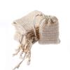 Bolsa de jabón de algodón y lino natural, suministros de baño, se puede usar para exfoliar y hacer espuma, directo del fabricante, masaje multifuncional, biodegradable