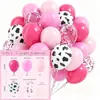 Set de Globos de Látex Transfronterizo de 12 pulgadas Globos Redondos con Lentejuelas Fiesta Niña Día de San Valentín Boda Globos para Fiesta