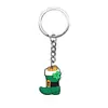 Centenas de St. Pingentes de Chaveiro Dia de São Patrício, Decorações de Chaveiro Chapéu Verde DIY de Borracha Macia em PVC, Itens de Presente