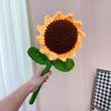 Girasol Gigante y Ramo Grande de Rosas, Regalo Creativo de San Valentín para Novia, Flores Tejidas a Mano para la Temporada de Graduación