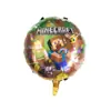 Globos de Película de Aluminio Mundo de Dibujos Animados Globos con Forma de Dibujos Animados Globos Decorativos de Cumpleaños Lego Globos de Juguete