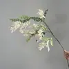 Flor de Sophora Realista Flor Artificial Lujo Accesible de Gama Alta Escena Exterior para B&B Decoración de Sala de Estar Ramo de Flores de Sophora