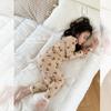 Conjunto de Pijama Infantil de Lã 270g para Outono e Inverno Íntimo para Meninos e Meninas Bebê Escovado Desenho Animado Roupa de Casa