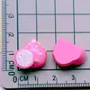 Serie Mini Rojo Rosa Oso Pata de Fresa Arte de Uñas Pinza para el Cabello Pinza de Garra Pegamento en Crema Parche DIY Accesorios de Resina