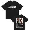 Camiseta Caliente de la Banda Gorillaz Camiseta Gráfica del Álbum Demon Days Ropa de Verano para Hombres y Mujeres