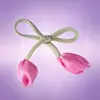 Accesorios de Tulipán Decoración de Cortina DIY Flor de Cinta Fresca Hecha a Mano Decoración de Capullo de Flor Accesorios para Ropa Pastel Bolsas