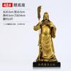 Latón Cuchillo de Pie Guan Gong Dios de la Riqueza Guan Er Ye Estatua de Guanyin Adorno para Decoración de Hogar Oficina