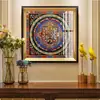 Pintura Decorativa Thangka Estilo Étnico Entrada Marco Europeo Lujo Accesible Pasillo Pasillo Mural Fondo de Sala de Estar Sala de Té Pintura Colgante