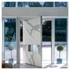 Puerta batiente de aluminio completa transfronteriza, puerta autoconstruida, puerta de seguridad de entrada de villa, puerta giratoria de aluminio fundido, personalización